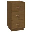 vidaXL Nattbord honningbrun 40x40x75 cm heltre furu
