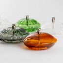 Hadeland Glassverk Aurora Oljelampe Amber