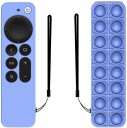 Trolsk Deksel Grepsvennlig (Apple Siri Remote gen 3/2) Lilla