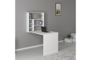 Mcmillan Veggskrivebord 90 cm med Oppbevaringshyller - Hvit