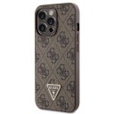 Guess Guhcp13lp4tdscpw Iphone 13 Pro / 13 6.1" Brązowy/Brown Hardcase Crossbody 4G Metal Logo