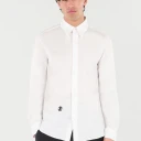 Roberto Cavalli Herre Skjorter Hvit 4XL,