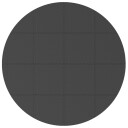 vidaXL Bassenggrunnmatte 16 stk. Ø 235 cm Rund EVA Skum Svart