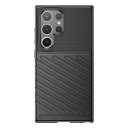 Samsung Galaxy S24 Ultra Thunder Series TPU-deksel Svart