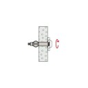 Fischer HM 5x52 mm Gipsplateanker med Skrue - 50 Stk