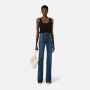 Elisabetta Franchi Dame Topper Svart XL,