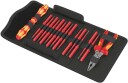 Wera Kraftform Kompakt VDE 17 Extra Slim 1 - Screwdriver handle with bit set - 16 deler - inn bærepung