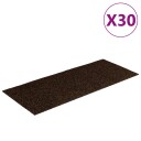  Trappematter selvklebende 30 stk brun 60x25 cm rektangulær 8721288458285