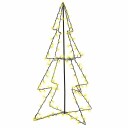 vidaXL Juletrekjegle 160 LED innendørs og utendørs 78x120 cm