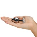 Sinful Jewel Metal Buttplug Liten      - Klar