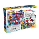 Lisciani Dobbeltsidet Puslespil 2x24 Brikker Spidey and His Aamzing Friends