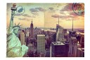 Fototapet Postcard From New York 350x245 - Artgeist sp. z o. o.
