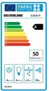 Silverline SL 3122-60 Vegghengt Kjøkkenvifte med Digital Display og Belysning Hvit