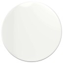  Bordplate Høyglans hvit Ø 50 x 1,5 cm Konstruert tre