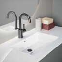 Tapwell EVO078 Servantbatteri Brushed Black Chrome