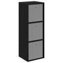  Serviesskap med skuff Svart Eik 35 x 32 x 99,5 cm