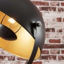 Lindby Svart og gyllen tripod-gulvlampe Meline