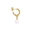 Jane Kønig Mary Hoop Øredobber Single 18 kt. MHP-AW23-G-Left - Dame - 925 sterling silver