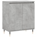 vidaXL Skjenk betonggrå 60x35x70 cm konstruert tre