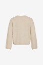 Vila   Genser Viliga L/S Rev V Neck Knit Top   No   Grå