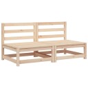  Hagesofaer uten armlener 2 stk 70x70x67 cm heltre furu 837921