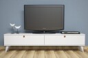 Gersby TV-Benk 160 cm - Hvit