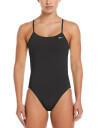 NIKE SWIM Nike Hydrastrong Solid Cutout One Piece - Black - 36