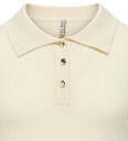 kids ONLY Birch Gold Button Kogmila Ls Rib Knap Polo Neck Cp Knt 158-164