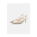 Poche Paris Dame Sko Beige 39 EU,