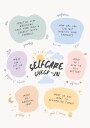 Positive Selfcare Check In Plakat / 21x30