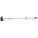 vidaXL BBQ Rotisserie-spyd med Motor Stål 1000 mm
