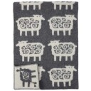 Klippan Pledd Sheep Grå 130x180 cm.