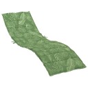 vidaXL Sjeselongpute Oxford stoff 100% polyester Bladmønster