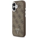 Guess 4G Triangle Logo MagSafe Mobildeksel til iPhone 17 - Brun