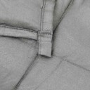 Vidaxl Vektdyne grå 140x200 cm 10 kg stoff
