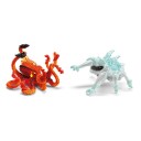 Schleich Isbille vs. Ildblekksprut Figur med Fargekombinasjoner