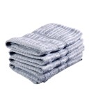 Home By Ilse Jacobsen Bath Collection vaskeklut 30x30 cm 4 stk powder blue stripes