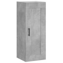 Veggskap betonggrå 34,5x34x90 cm konstruert tre 8720845950972