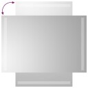 vidaXL Baderomsspeil med LED 40x60 cm