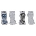 Gaiam Toeless Grippy Socks Indigo/Black 2-Pack