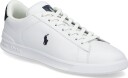 Polo Ralph Lauren Leather Hrt Crt Iii Sk Ltl   WHITE/NAVY   36
