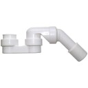 Badekar vannlås 1 1/2" X 40/50mm uttak