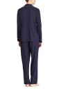 Lauren Ralph Lauren   Pyjamas LRL Knit Collar PJ Set   Blå