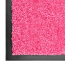 vidaXL Dørmatte vaskbar rosa 60x90 cm