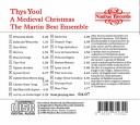 Martin Best Ensemble  Thys Yool: A Medieval Christmas  CD