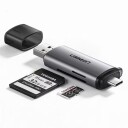 USB-C & USB til SD/MicroSD 5Gbps kortleseradapter fra Ugreen