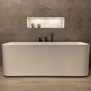 Sanipro Badekar Sense Back-to-wall 170 Hvit Matt / 170cm