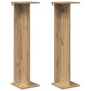 vidaXL Planteholder 2 pcs Artisan Eik 25 x 25,5 x 100,5 cm