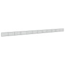 vidaXL Gabion med 3,5 mm tråd og 5x10 cm mesh 1200x20x50 cm
