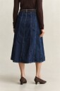 Gant Flared Denim Skirt   Blue   38